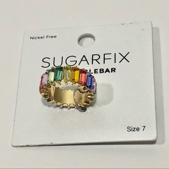 SUGARFIX Gold toned Ring Size 7 - Picture 2 of 8